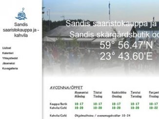 Sandnäs Kauppa ja Kahvila Osuuskunta, Sandnäs Butik och Cafe Andelslaget